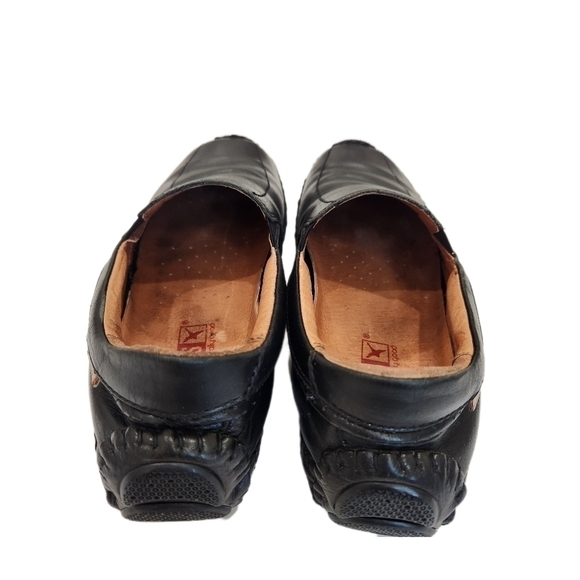 LEATHER PIKOLINOS Jerze Black Slip-on Loafers, Men's EU42 US 9 - Picture 6 of 11